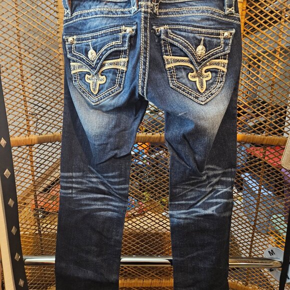 Rock Revival Sz. 25 Women Ankle Jeans Excellent Condition - Picture 4 of 4
